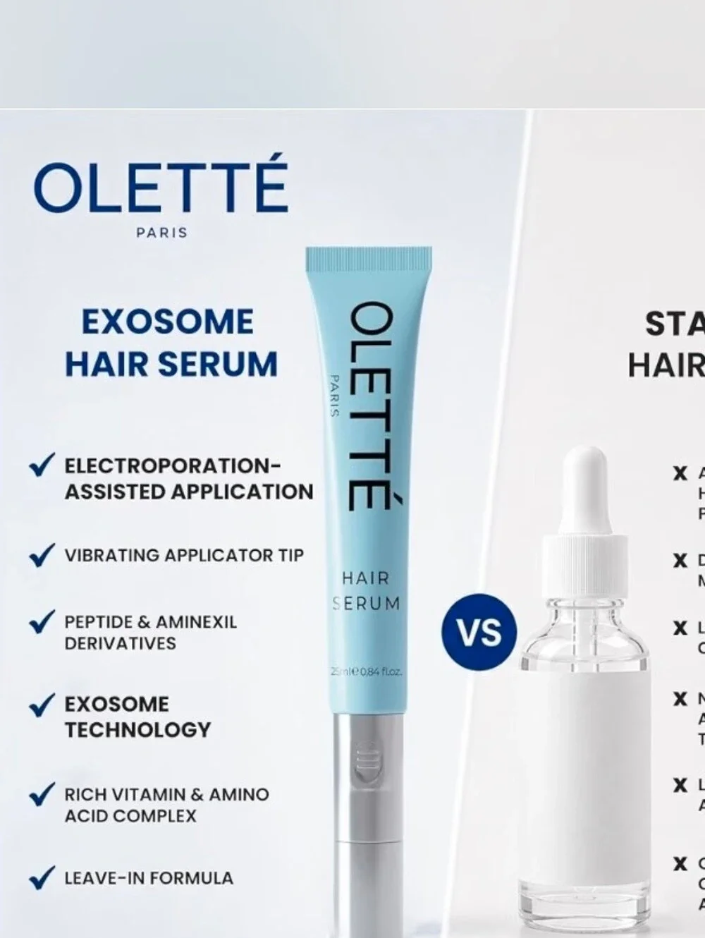 Olette Hair Serum - Light Blue Nourishing Serum